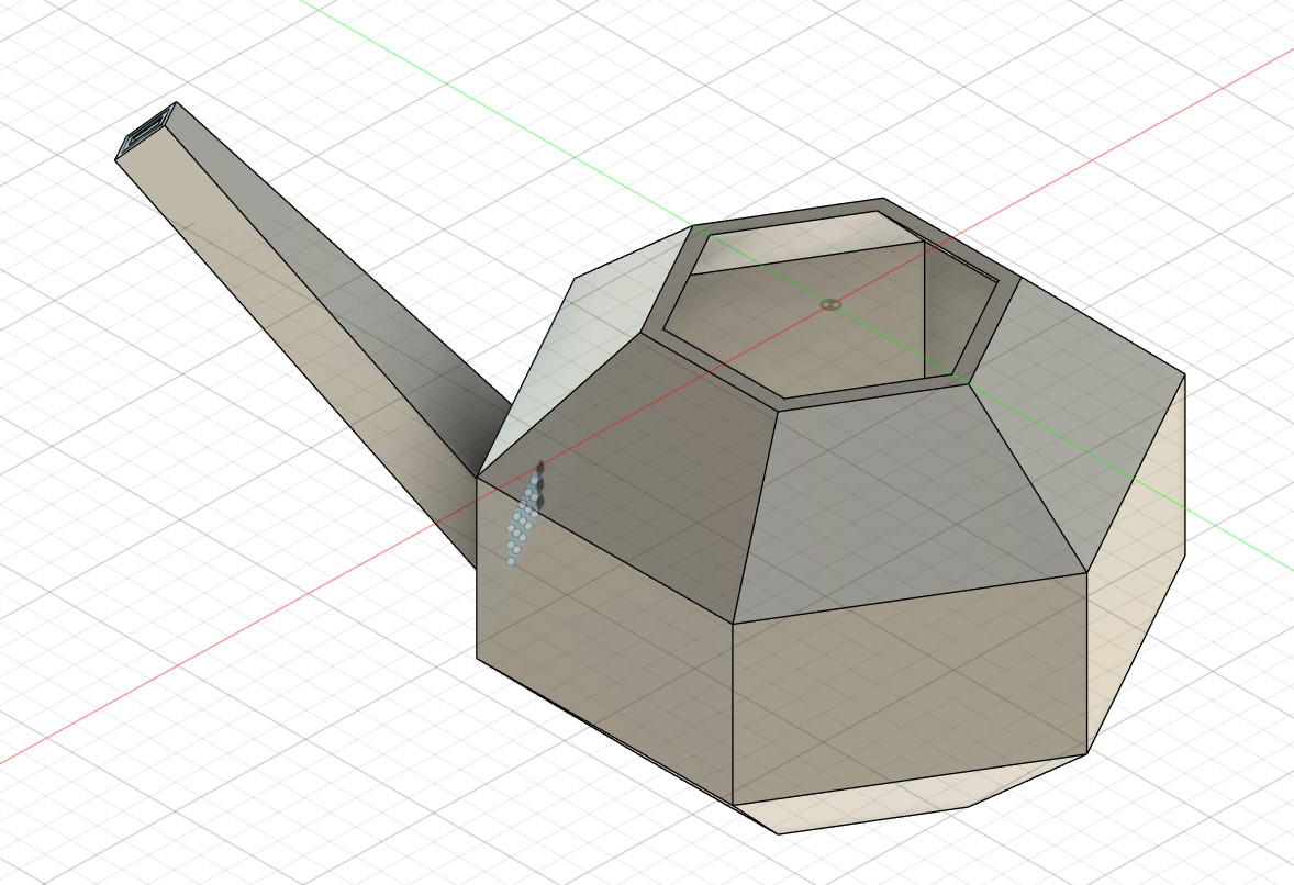 Laminar watering can