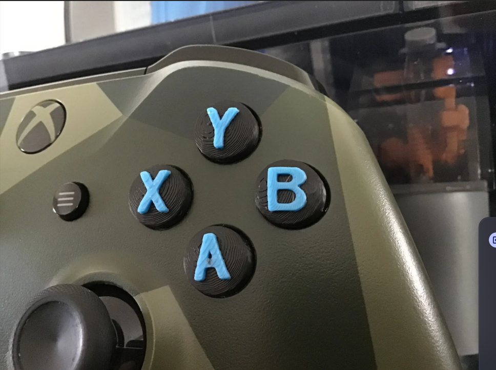 Miniatura 8 do modelo 3D Replacement Xbox Buttons for Xbox Controller