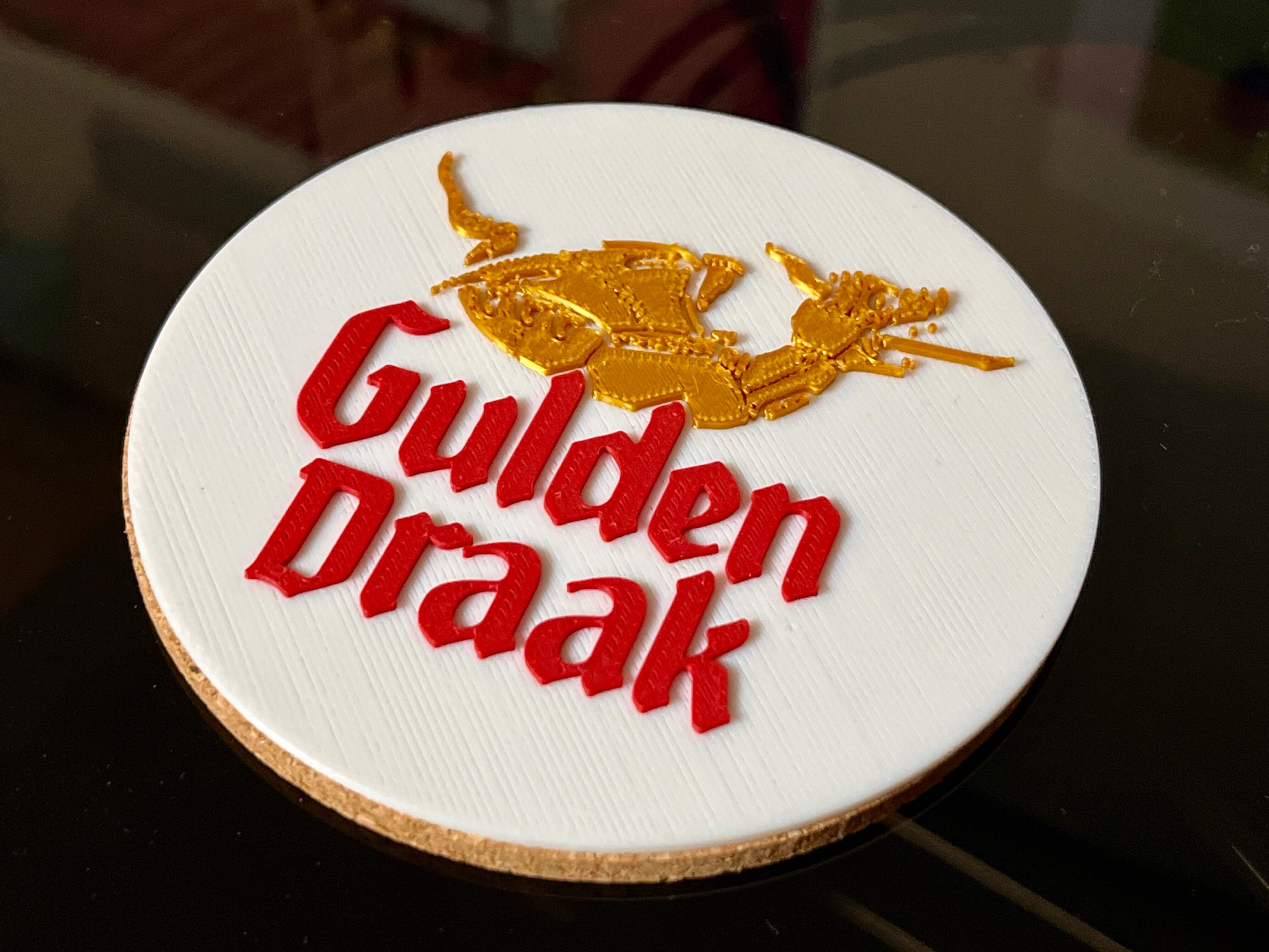Gulden Draak Beer Coaster - Belgium