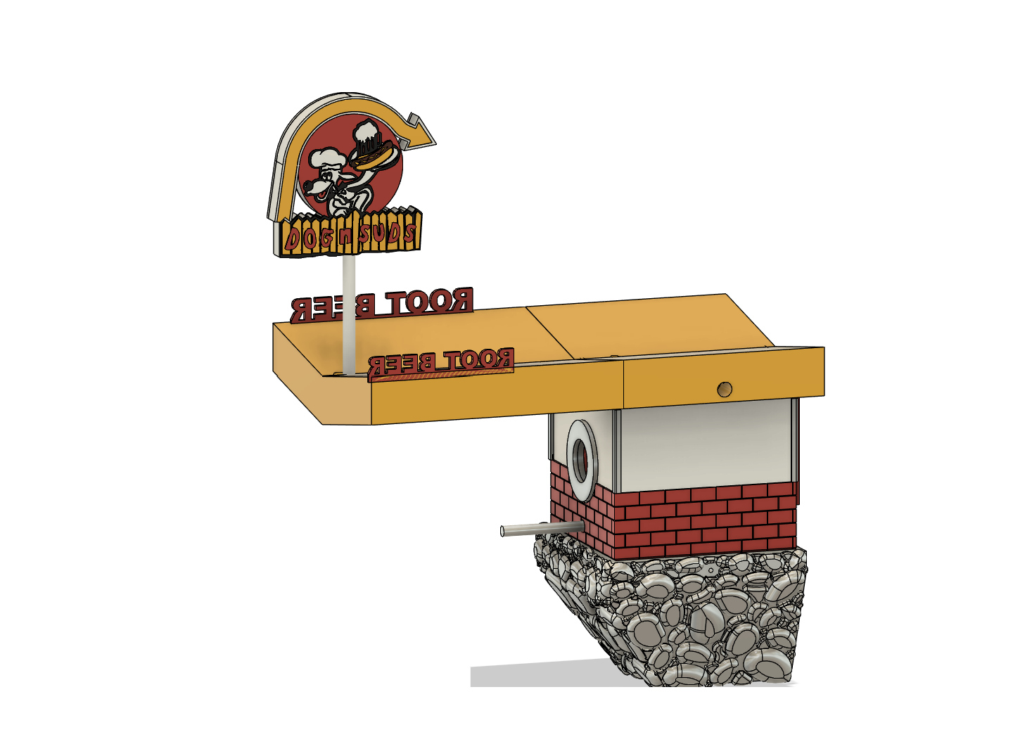 Dog N Suds Birdhouse