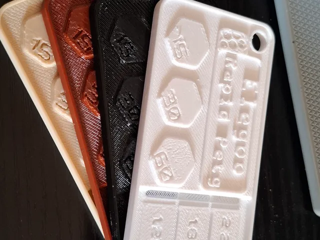 Filament Swatch With NFC Insert & Tests