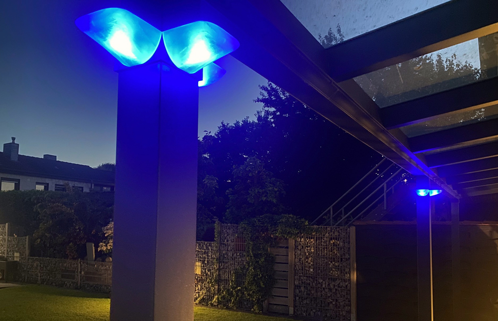 Veranda/Terrace REMOTE Lighting Solution based on Bambu RGB LED Dots