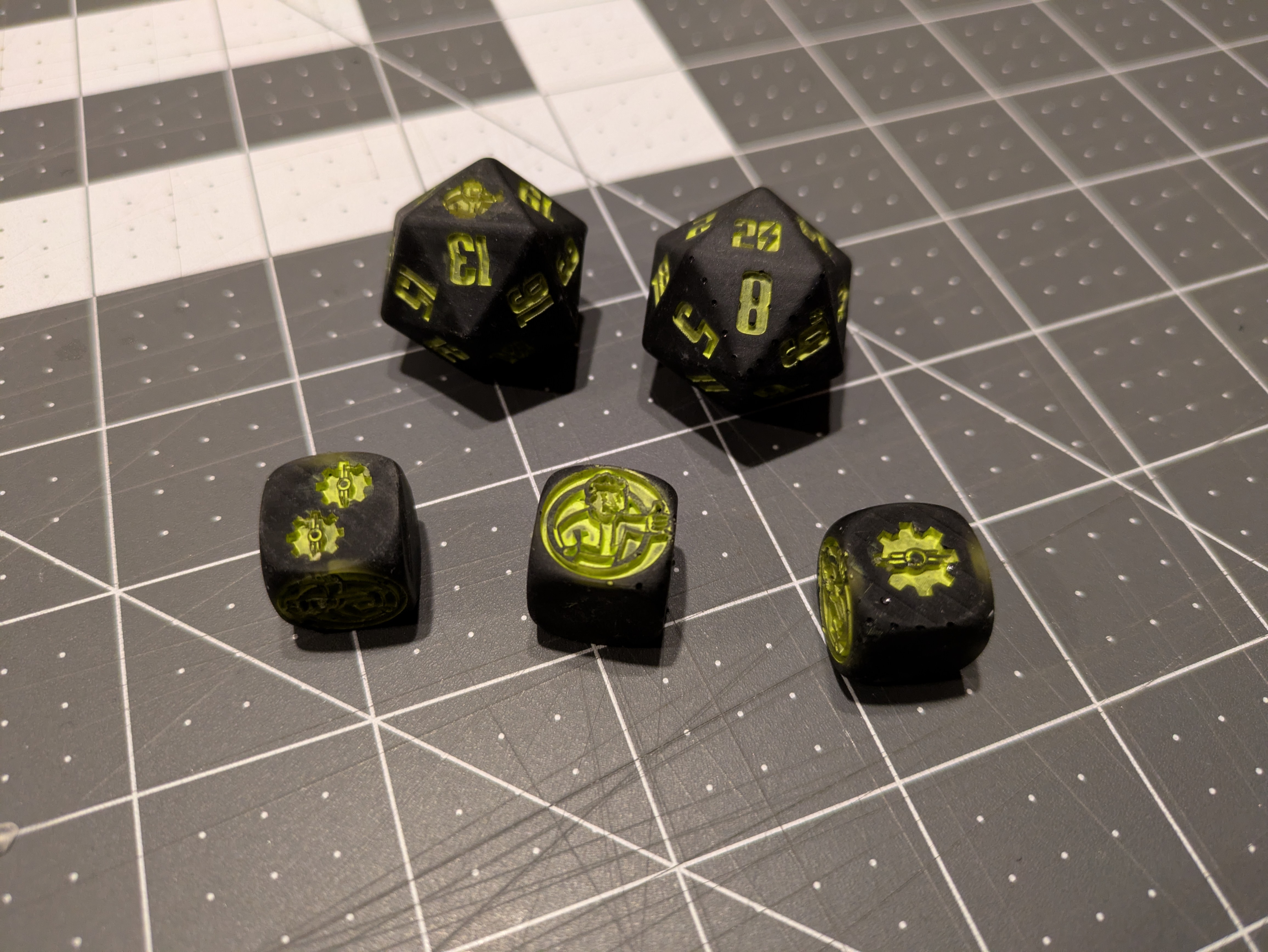 Fallout 2D20 Dice
