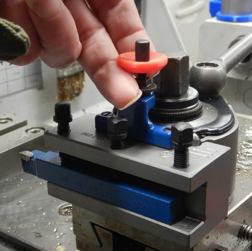 Multifix Liftknob Hebeknopf Hebescheibe Schnellwechselkassette Quick Change Tool Holder — miniatura 7