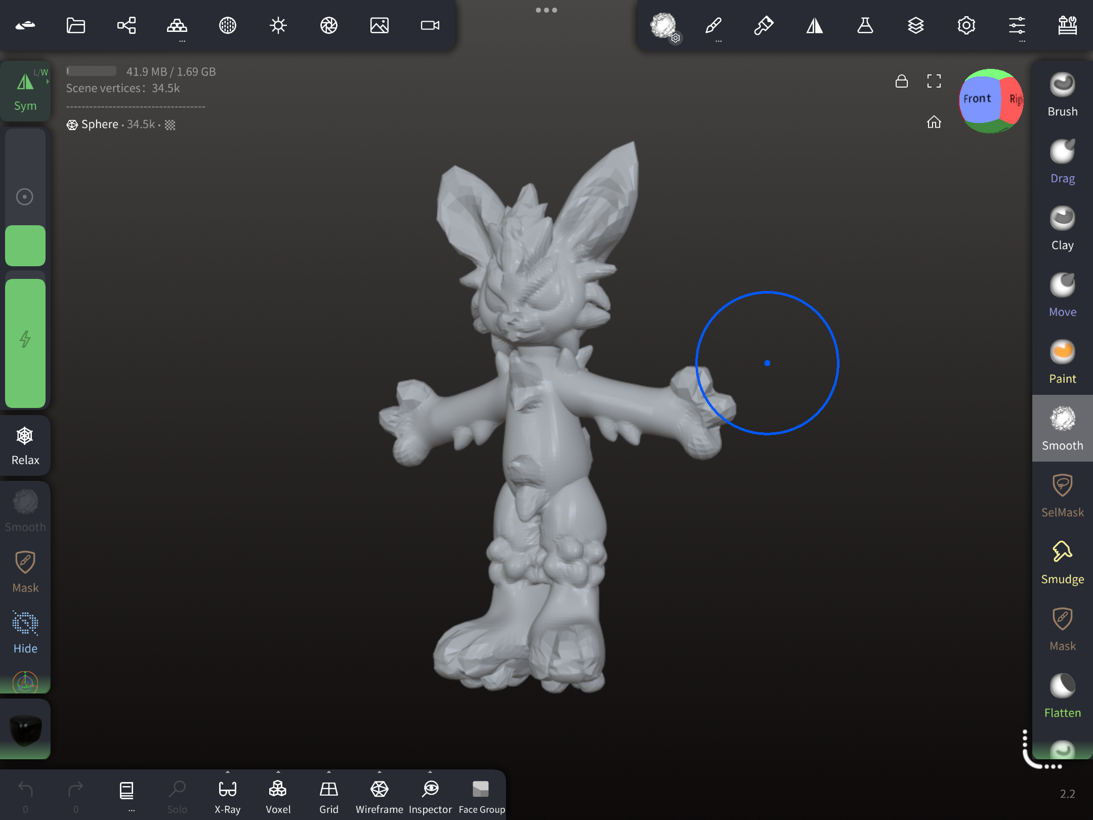 Cinderace stylized figure