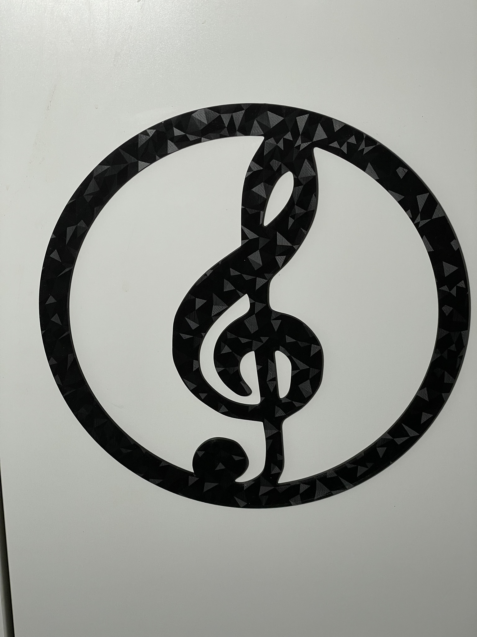 Wall art - musical key