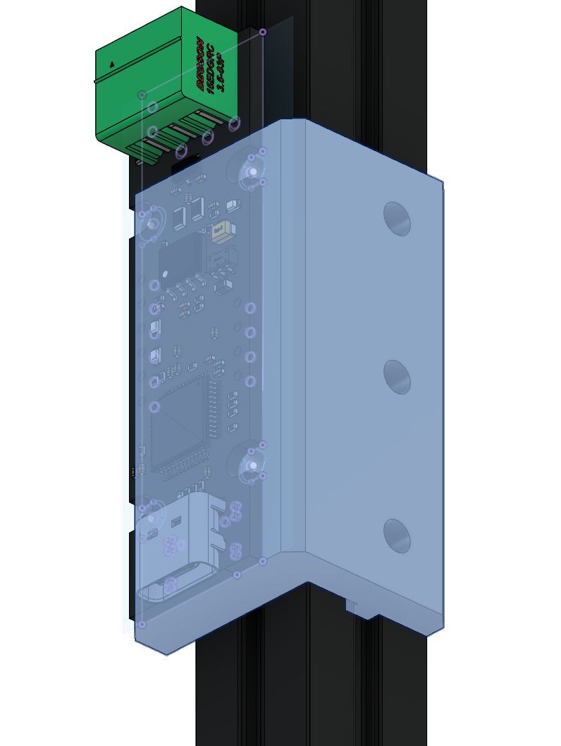 Fysetc UCAN 1515 bracket U2C Voron 0