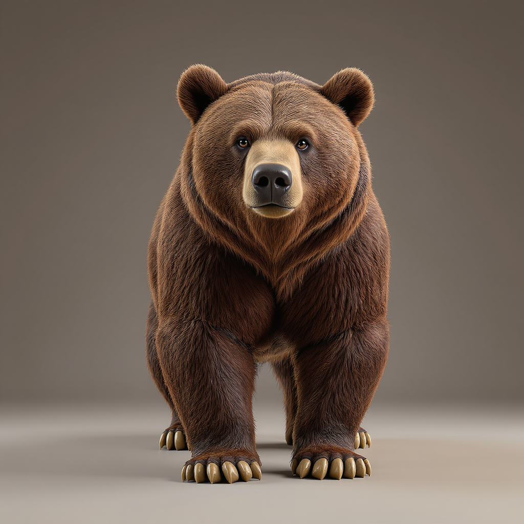 Brown Bear Statue
