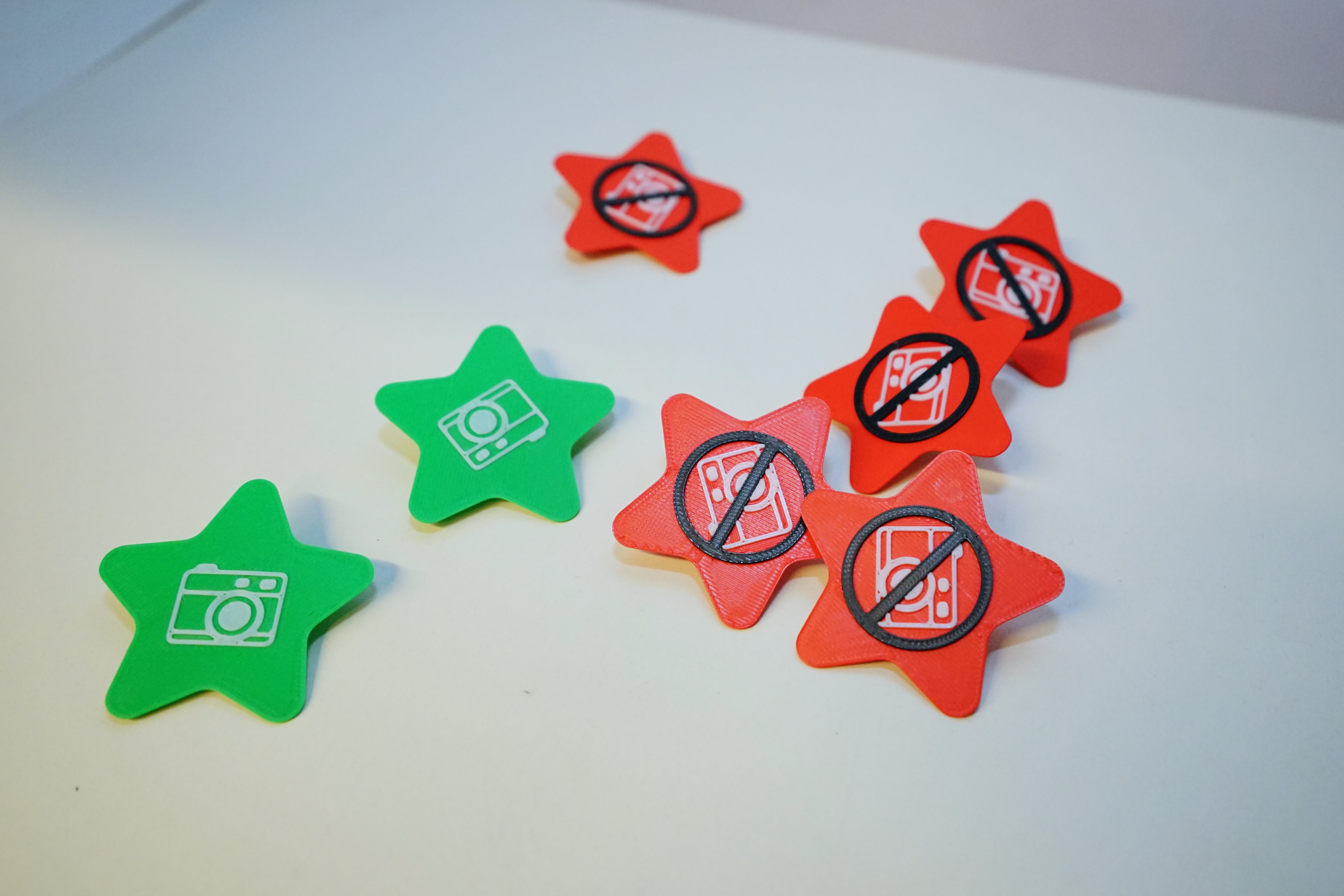 Photo badges - show if you want to be on a photo at an event