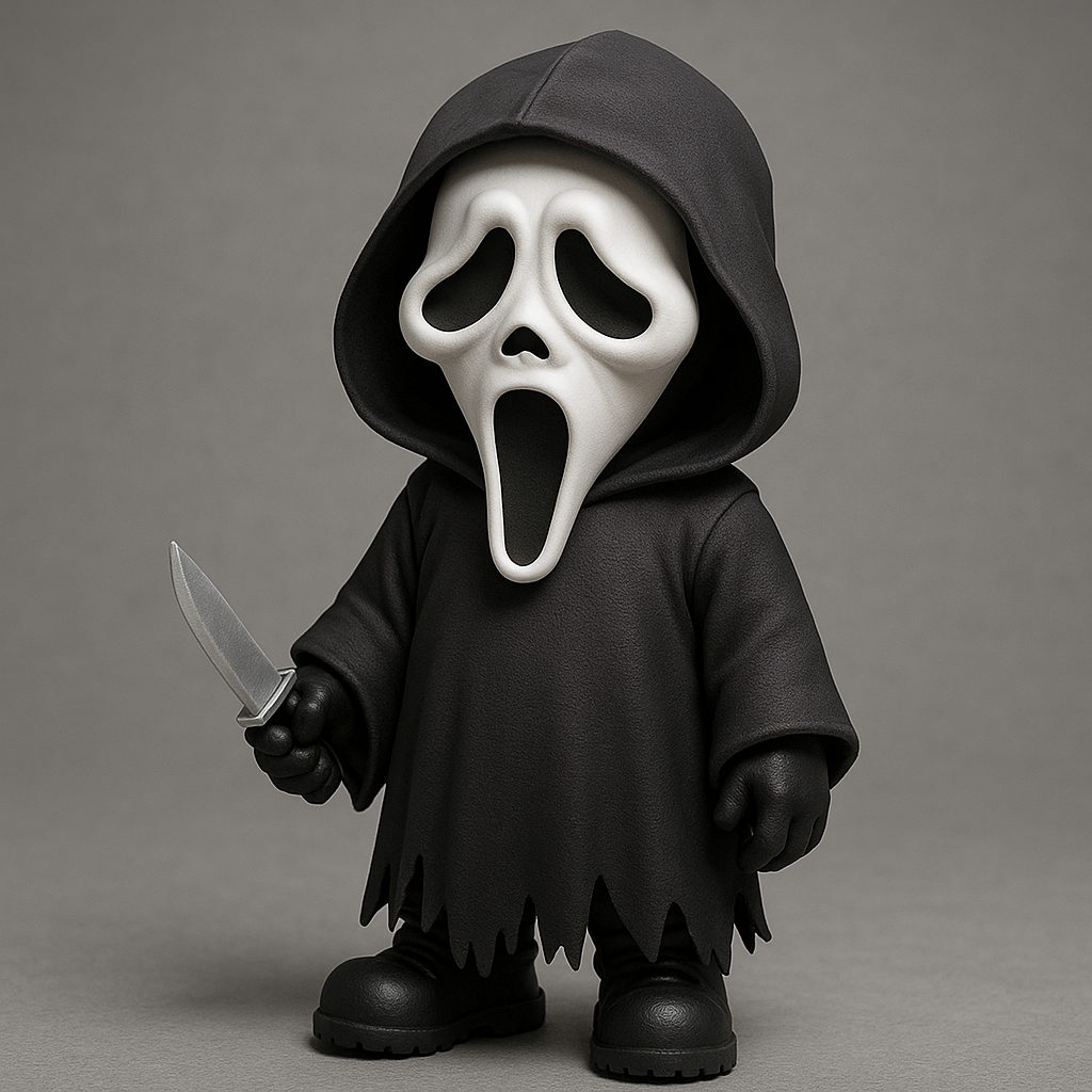 Ghostface Chibi – Cute Horror Icon for 3D Printing
