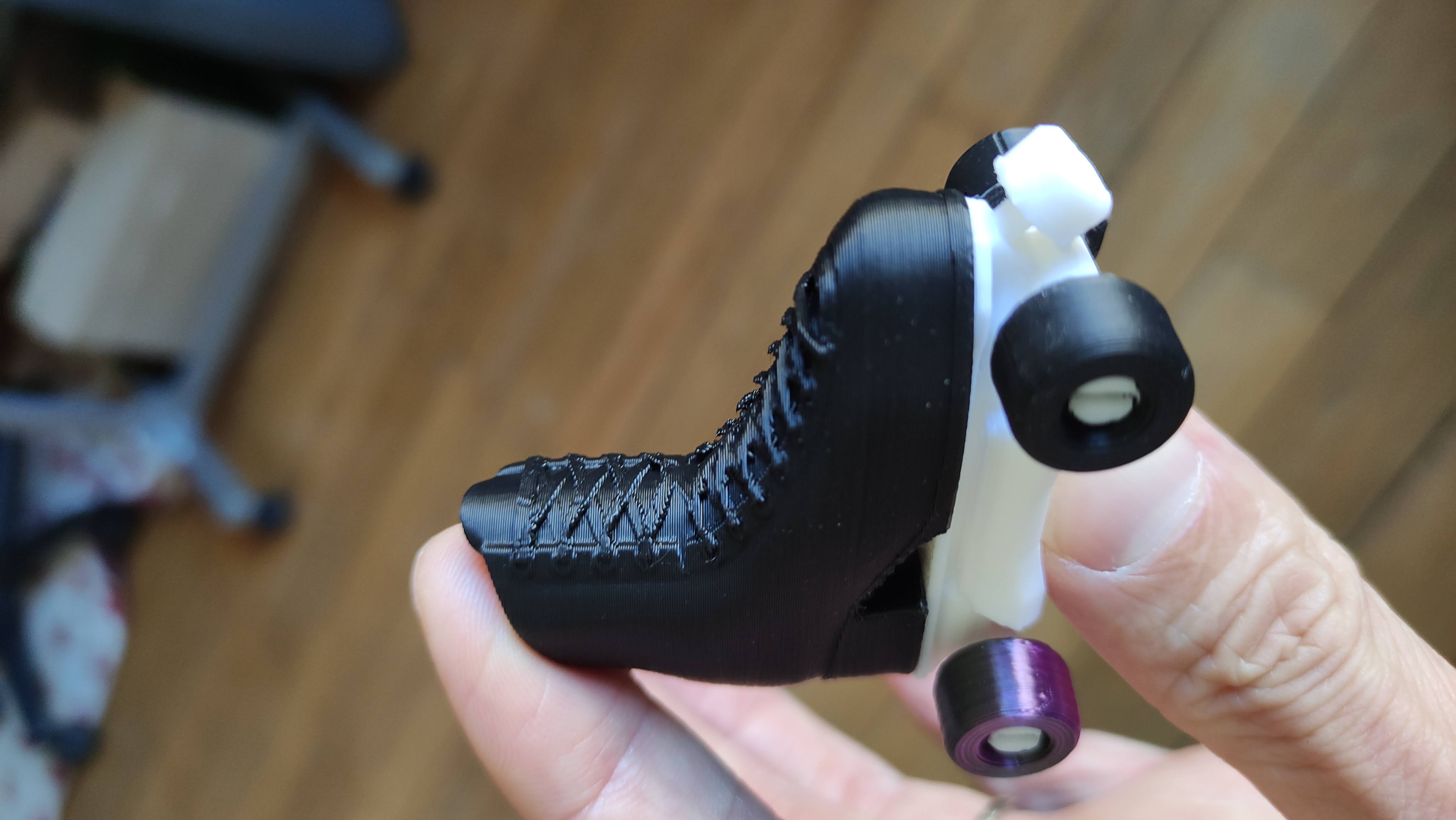 Roller Skate boot key holder