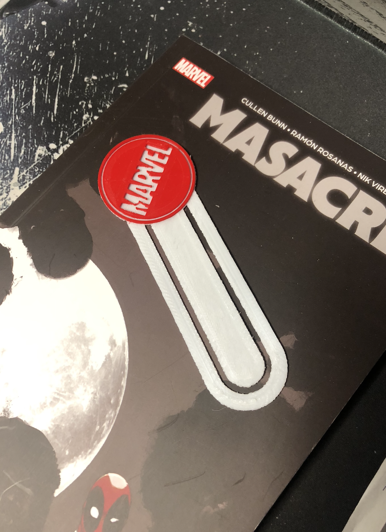 MARVEL BOOKMARK MARCAPAGINAS