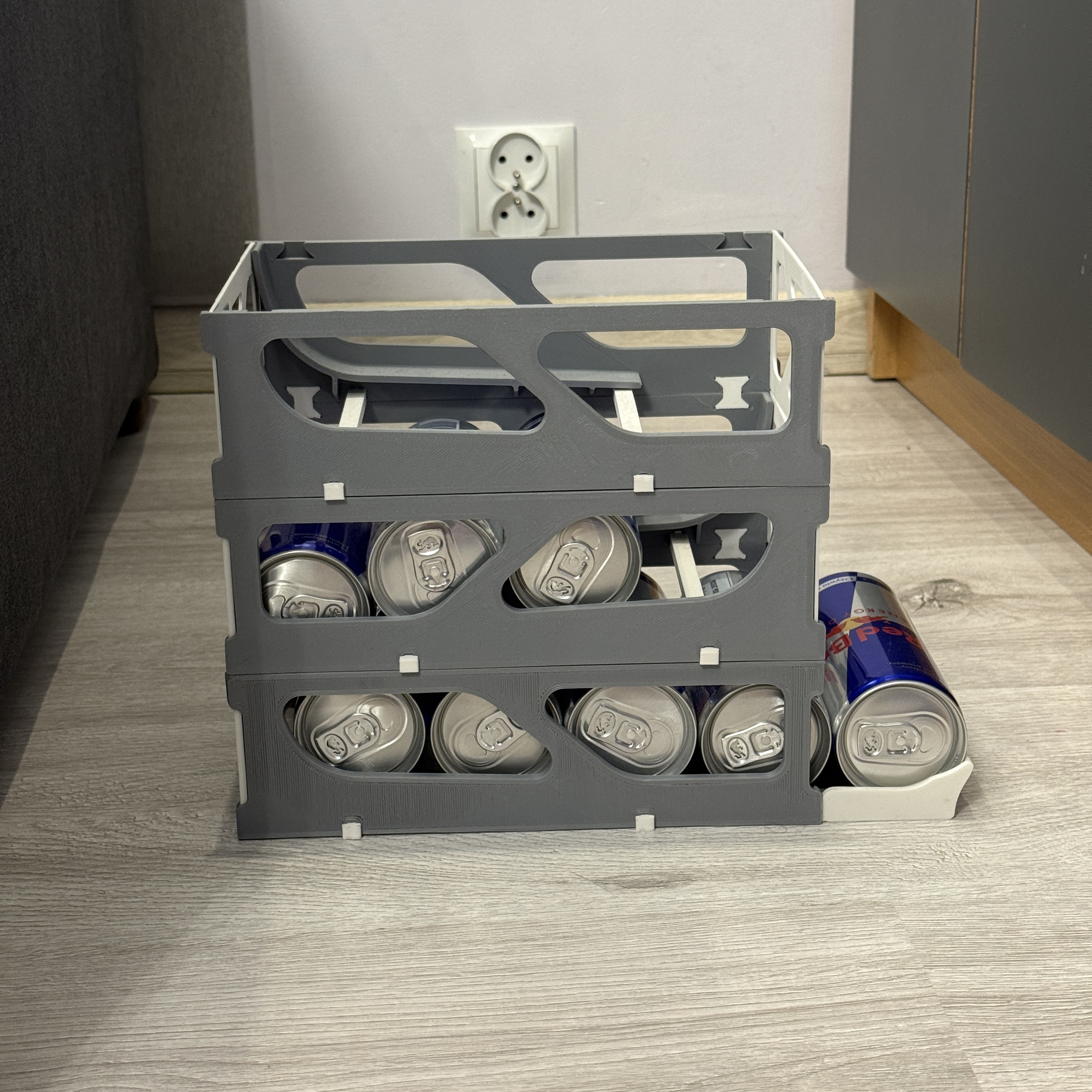 Miniatura 2 do modelo 3D Customizable Can Dispenser (Redbull)