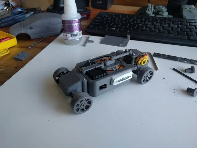 OpenZ v16c chassis, 1:28 3D printed RC car