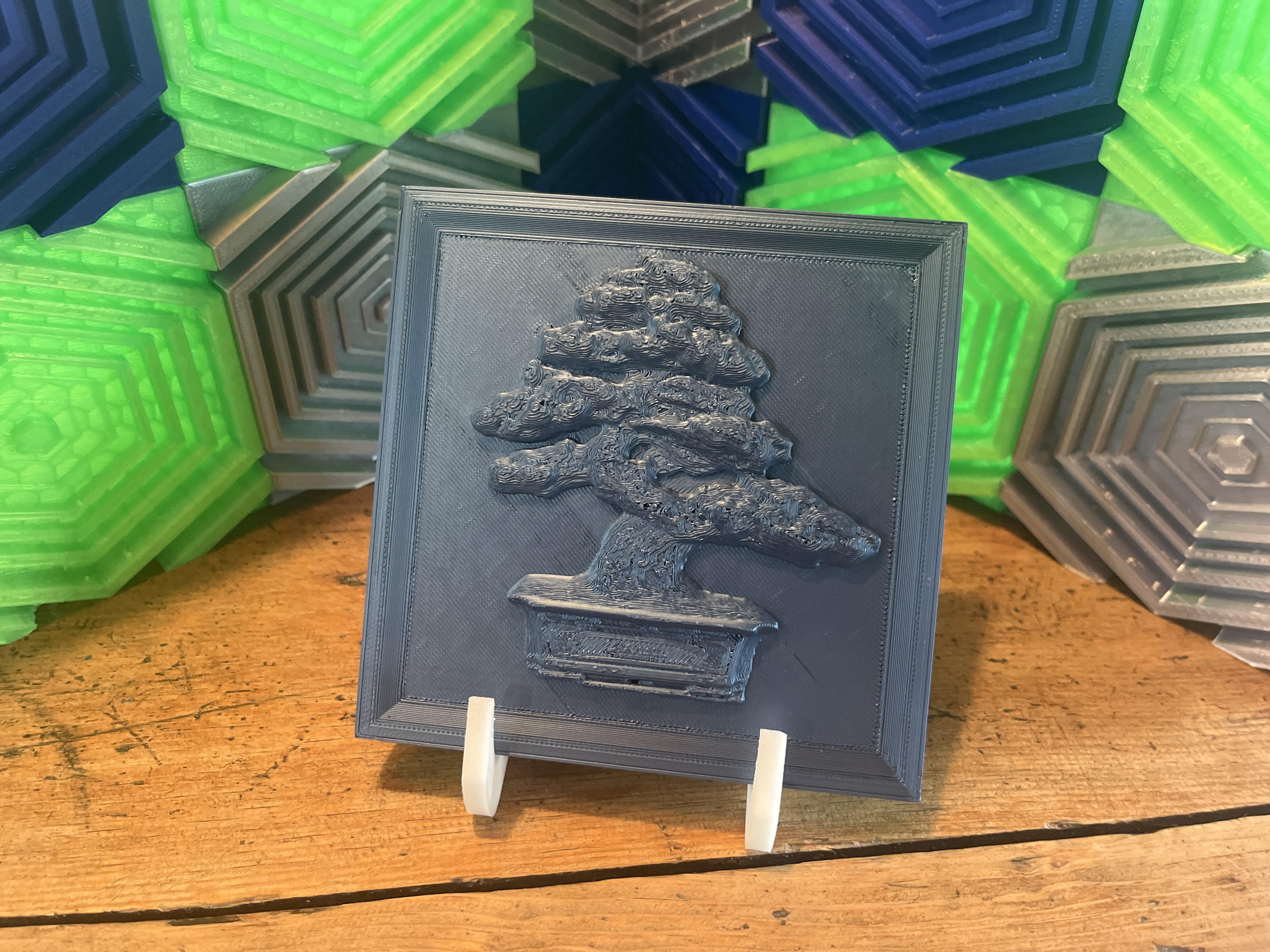Bonsai Tree relief
