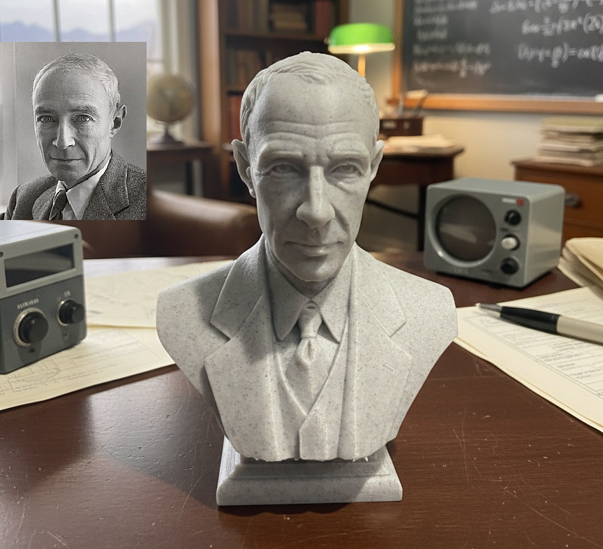 Julius Robert Oppenheimer – Bust