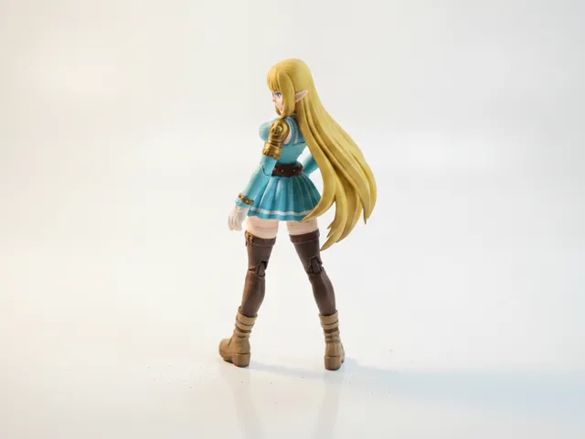 Elf Warrior Figurine Fantasy Collectible 3D Printable