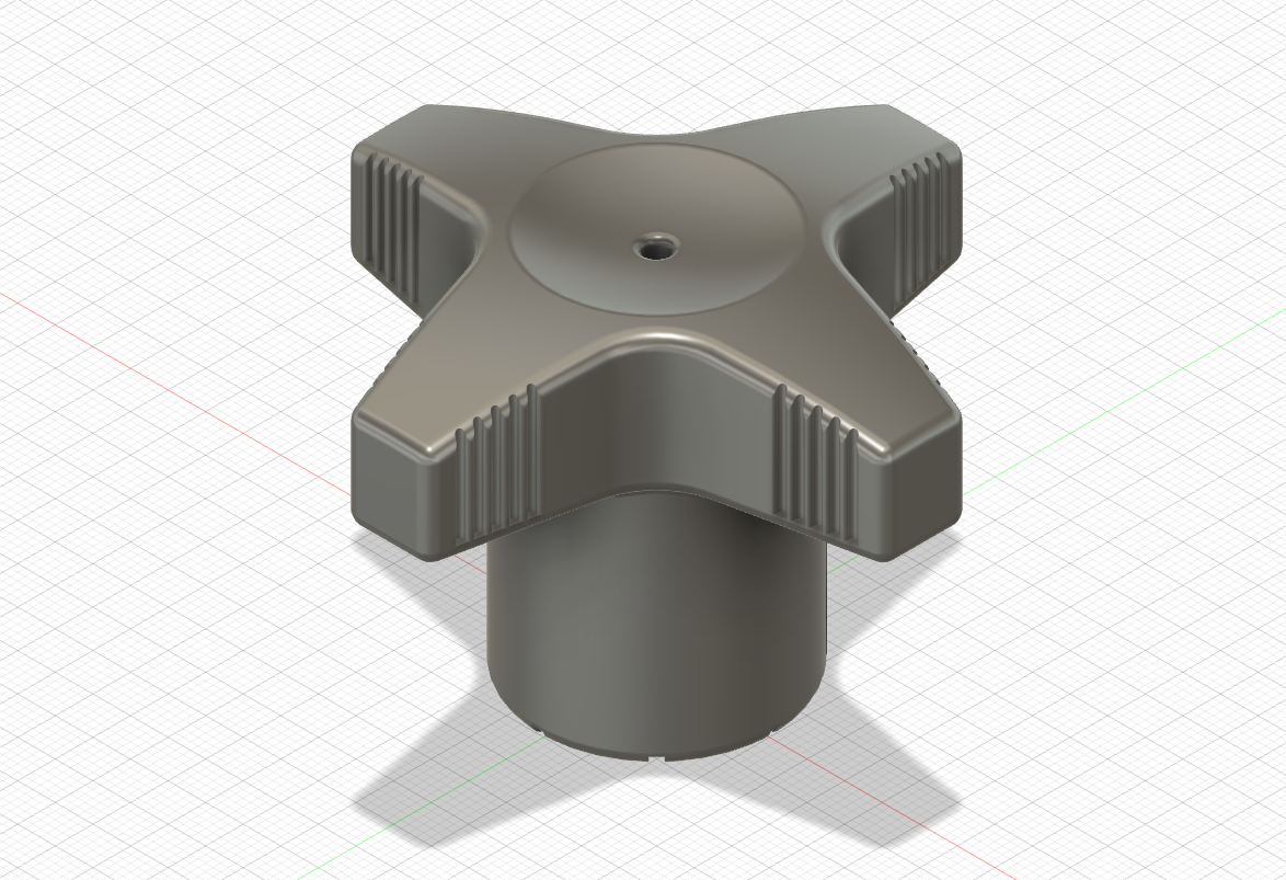 Parametric Star Knob M8 M10 M12 Handle Grip
