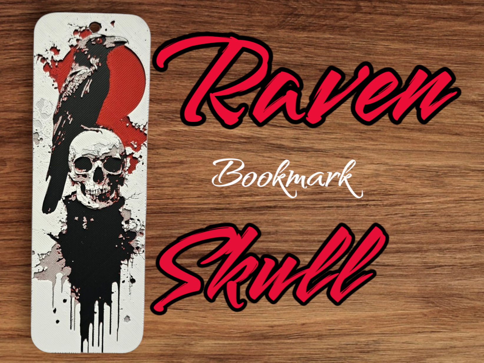 Raven & Skull - Bookmark