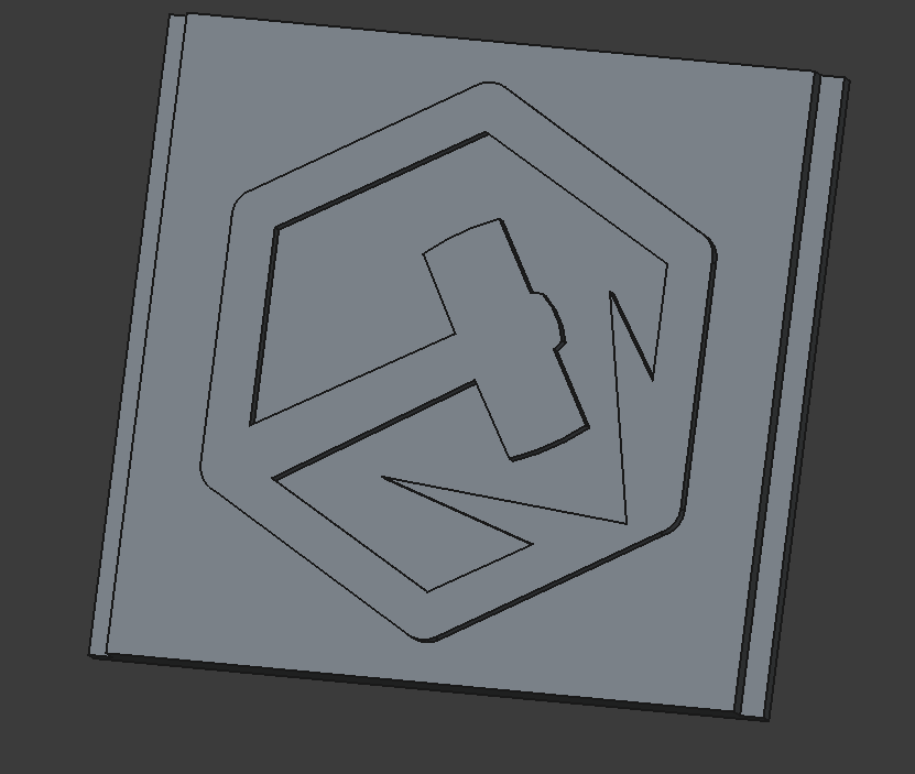 Teardown Logo Deco plate
