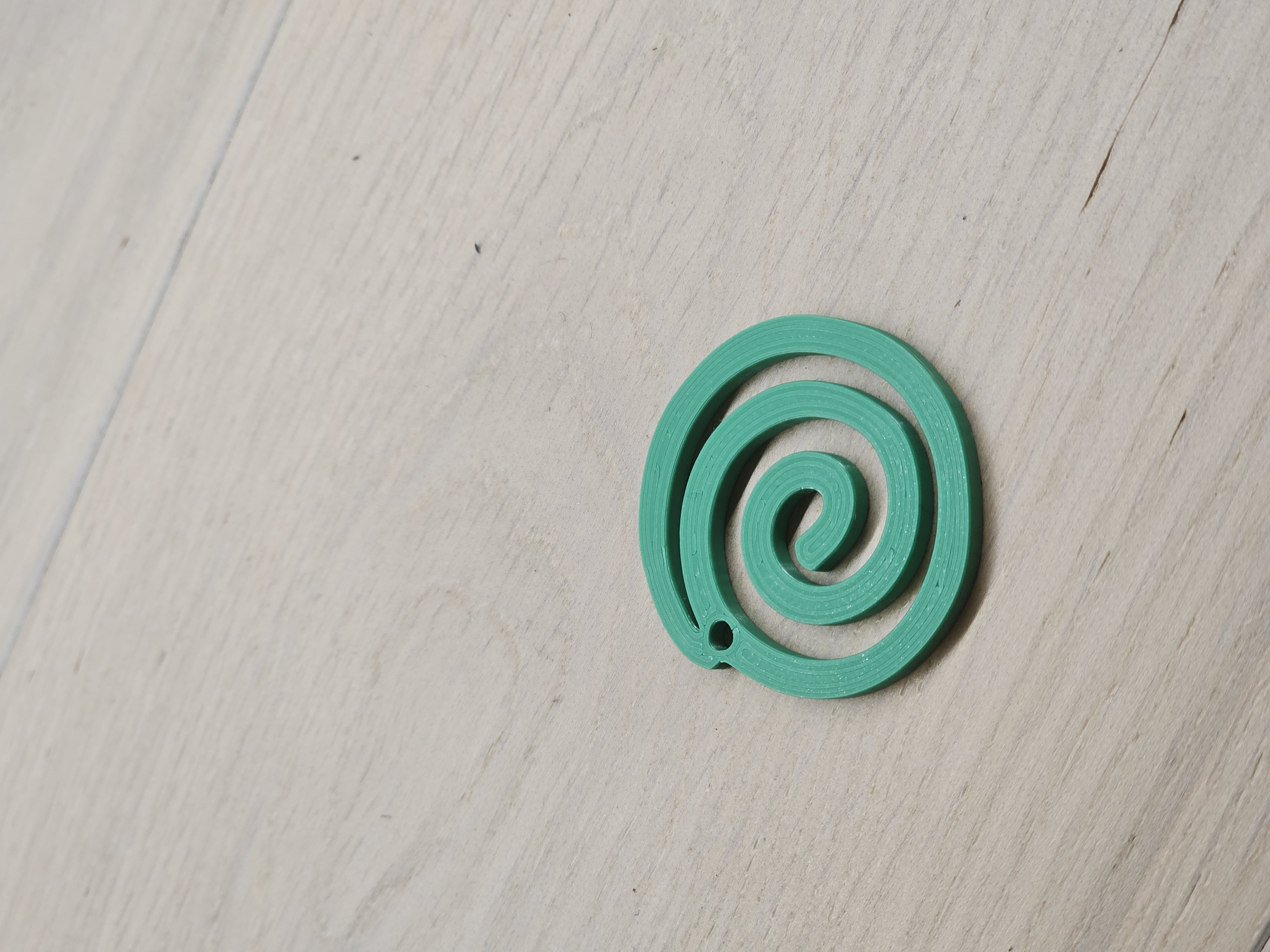 Spiral necklace