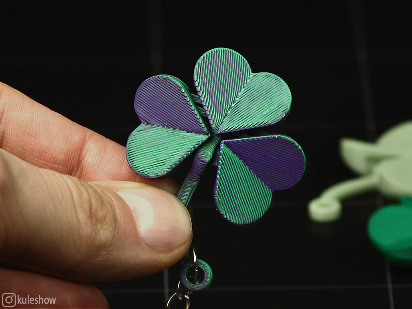 Flexible Shamrock Keychain — miniatura 3