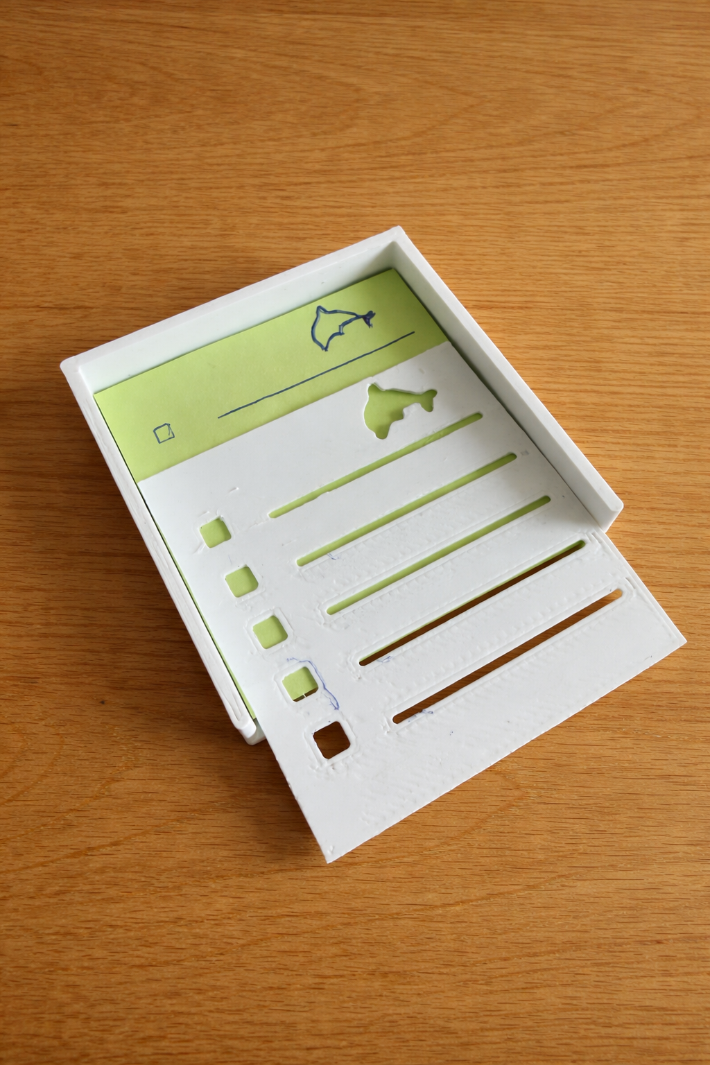Post-it Note Holder | Sticky Note Desk Organizer