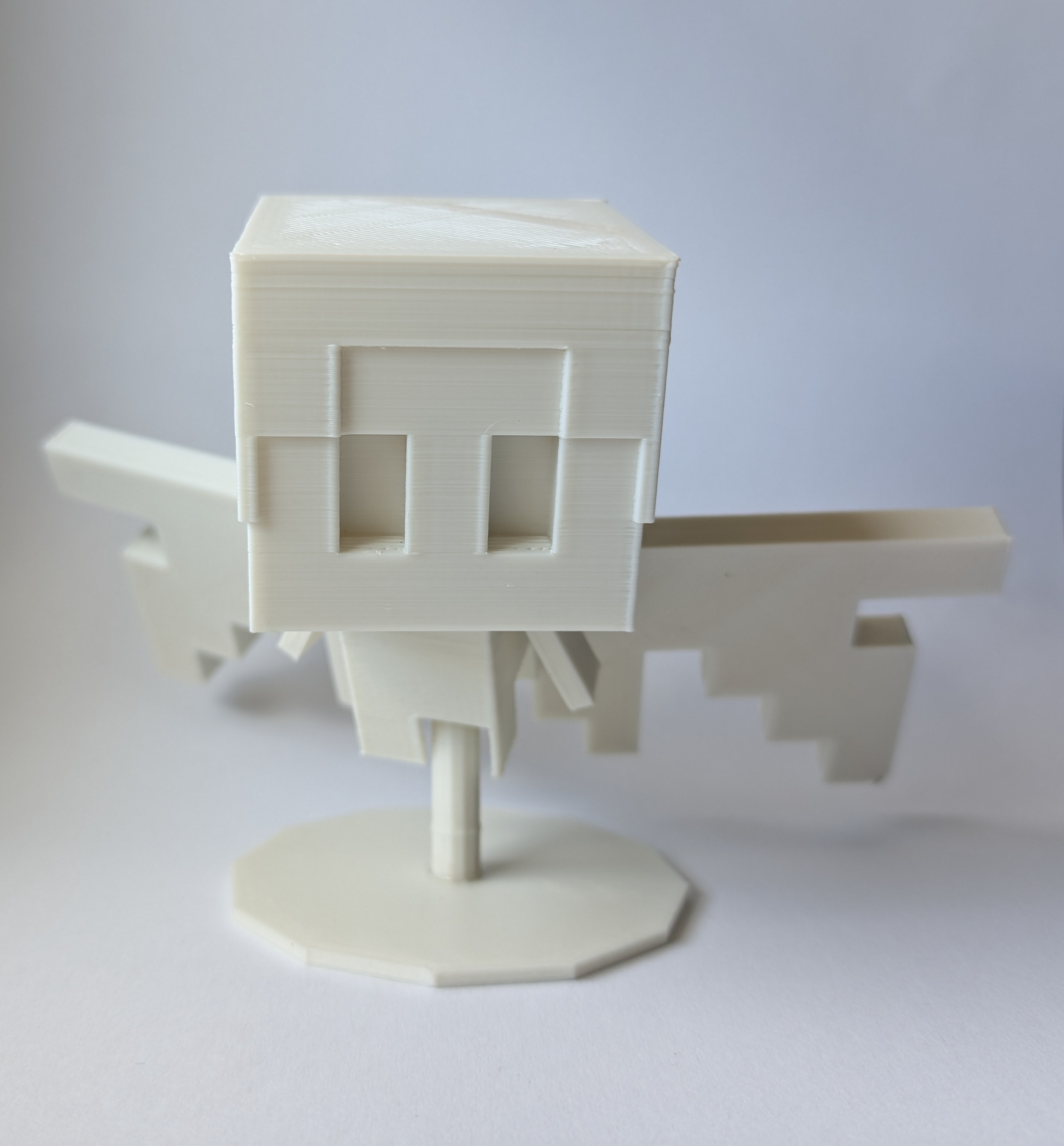 Minecraft Allay - Low Poly Figure + Stand