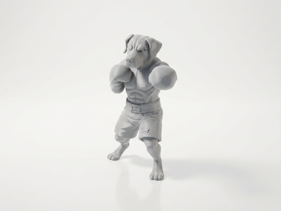 Boxer Dog Figurine Animal Collectible 3D Printable
