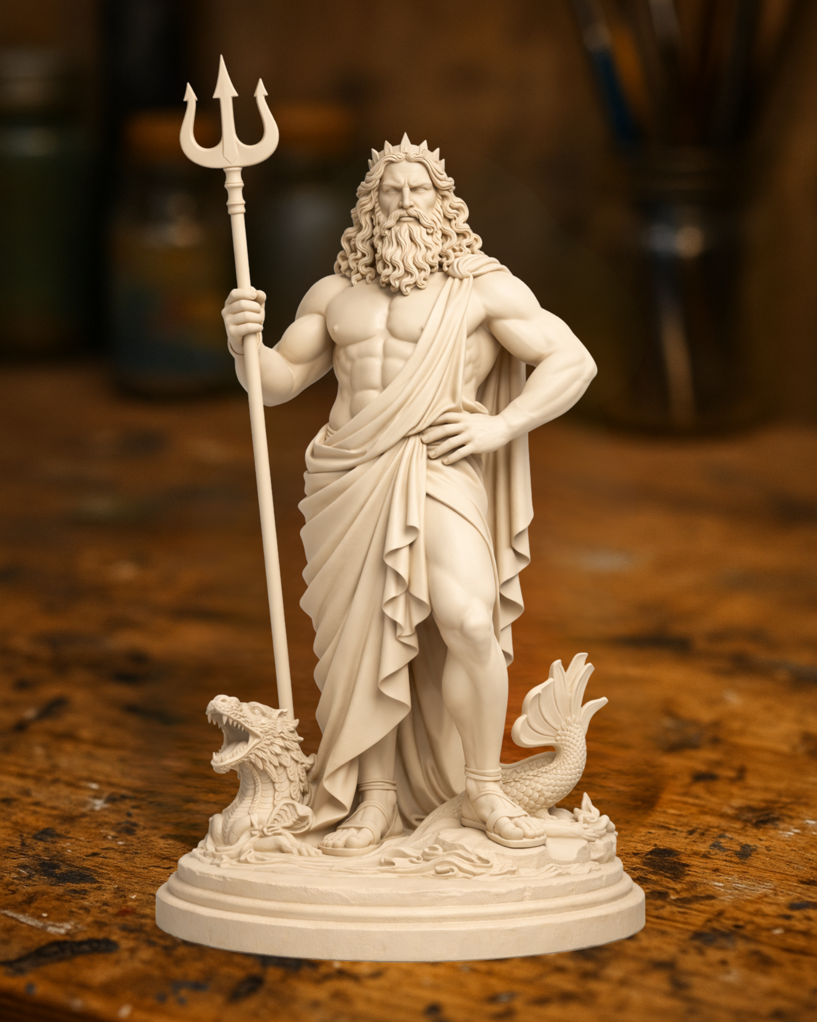 Poseidon – God of the Sea Statue
