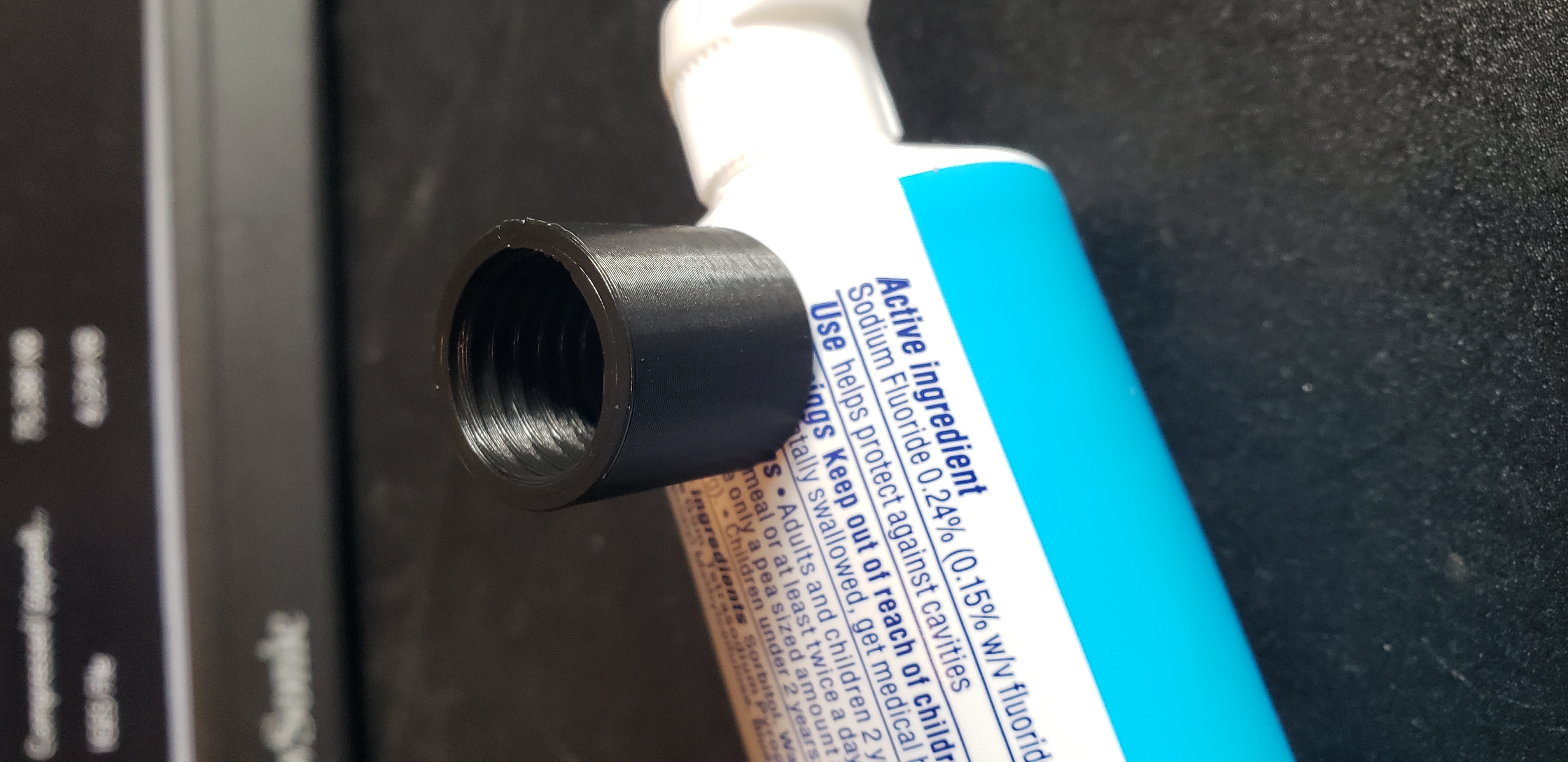 Colgate Toothpaste Transfer Connector - FDM Design