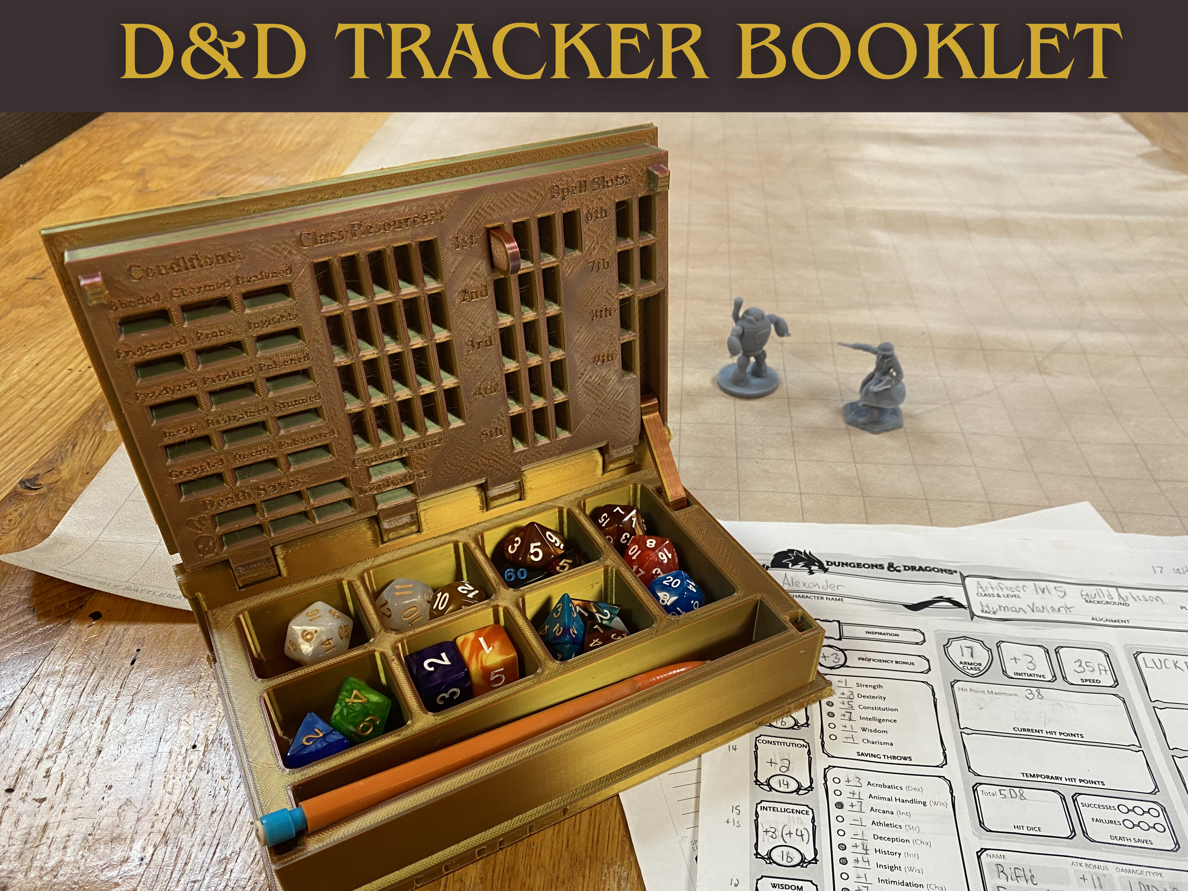 D&D Tracker Booklet