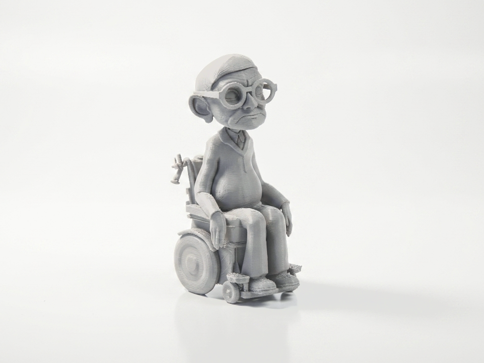 Stephen Hawking Figurine Historical Figure 3D Printable
