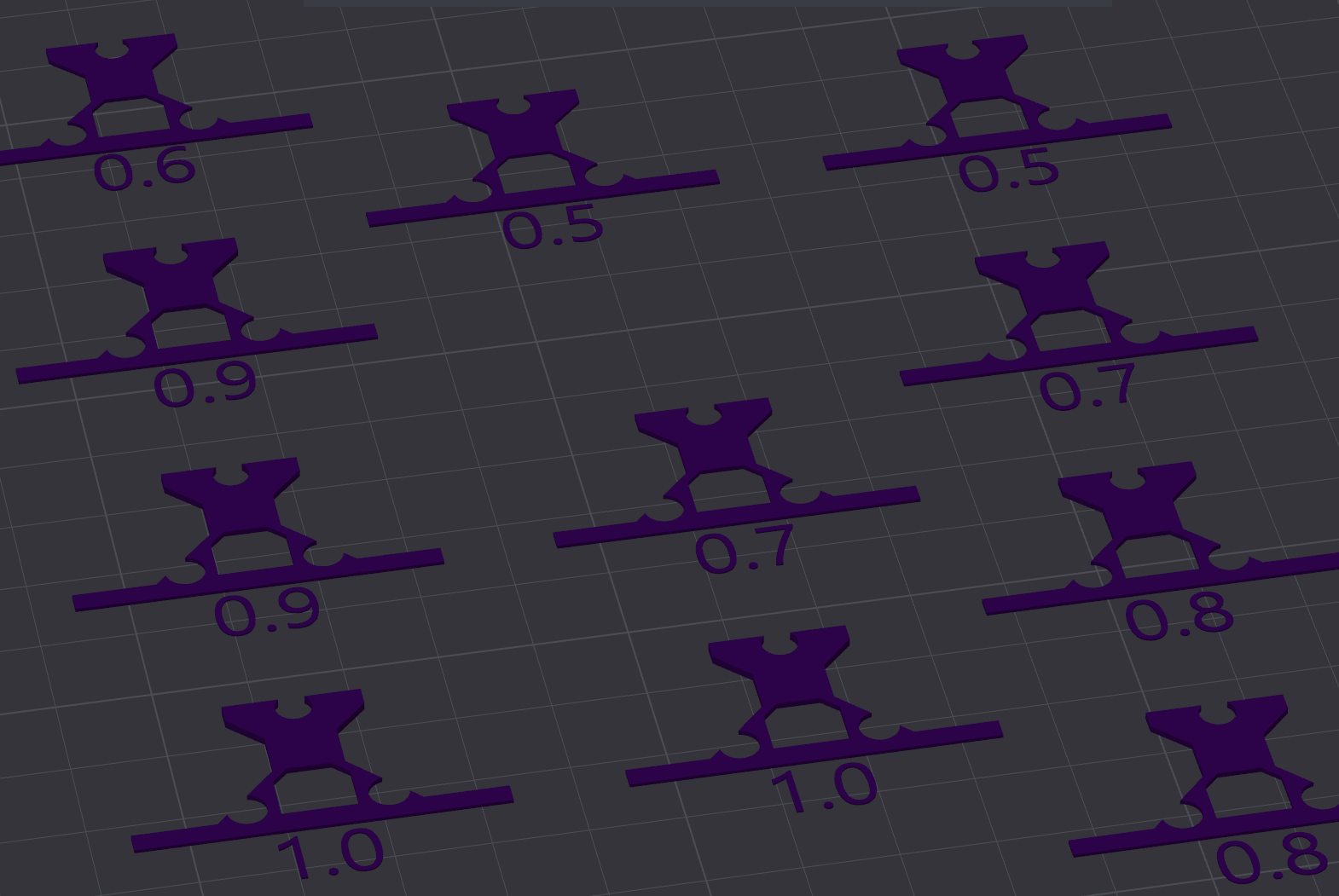 Ender 3 V3 KE Gantry Shims labeled 3D model thumbnail