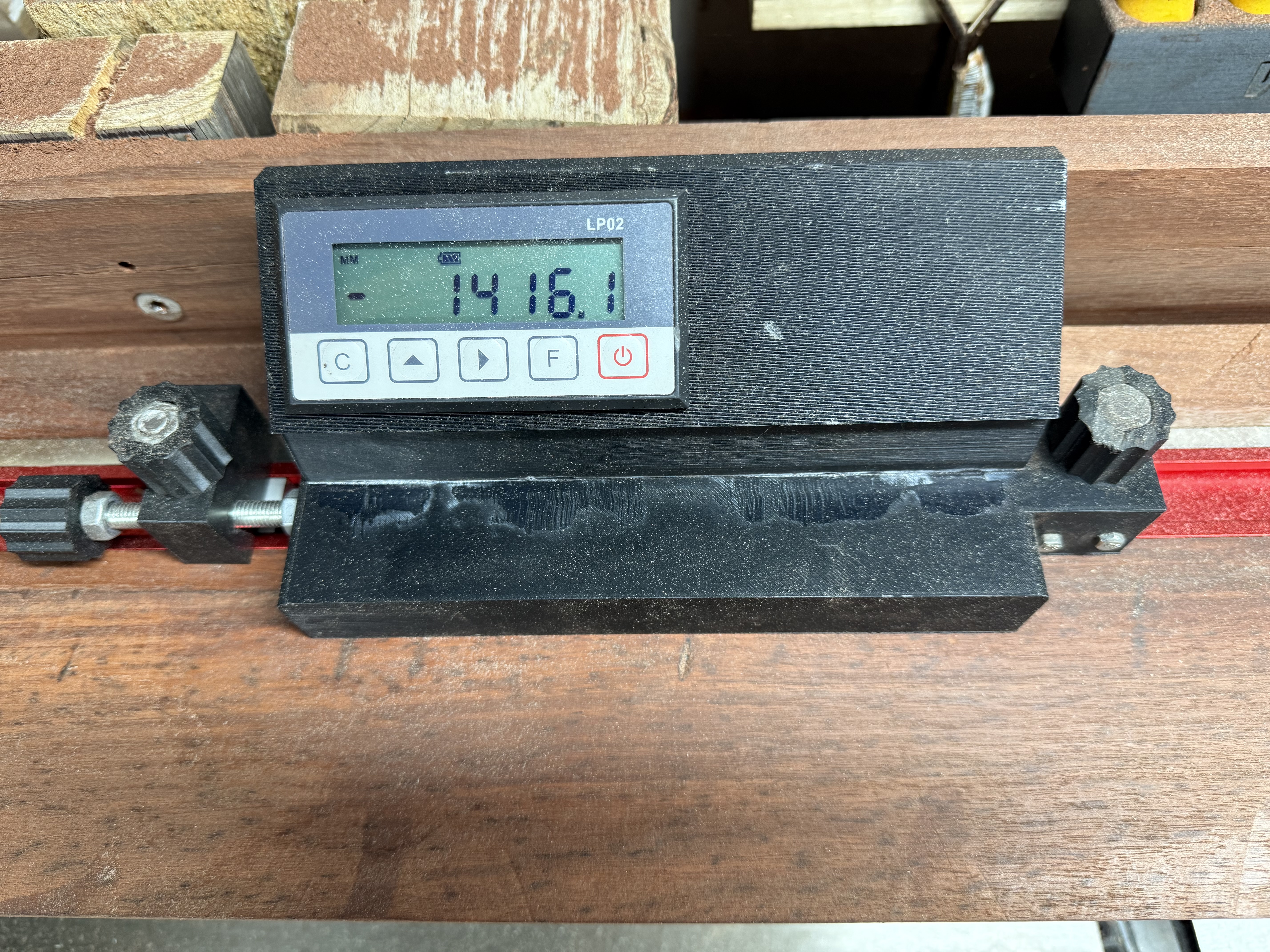 Zero Clearance Mitre Saw Station with micro adjust for Digital Reader