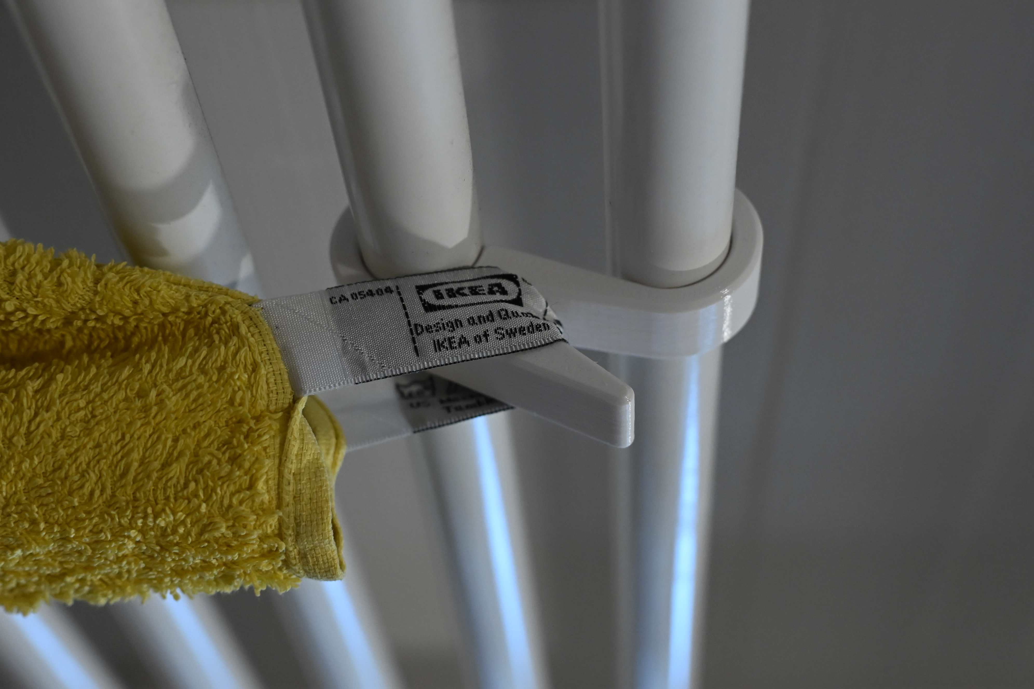 Snap-on Hook / Holder for Bathroom Radiator