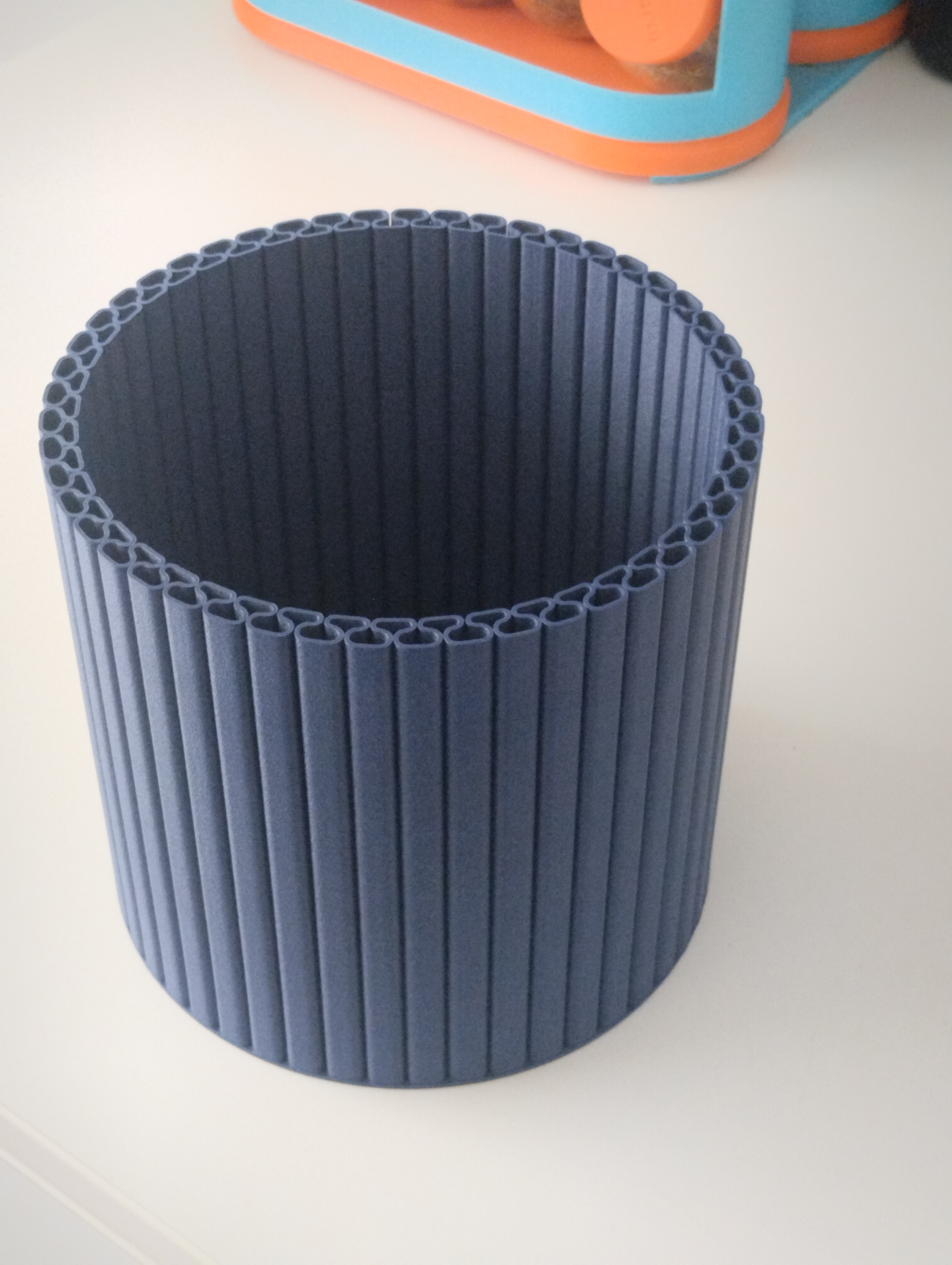 Ornamental vase, spiral vase method