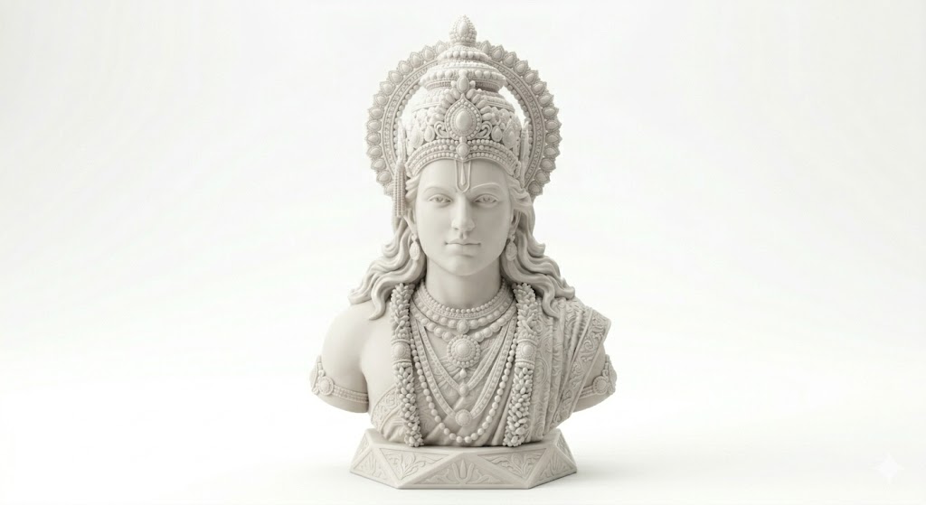 Bust of Lord Ram 3D model by LeadFoot