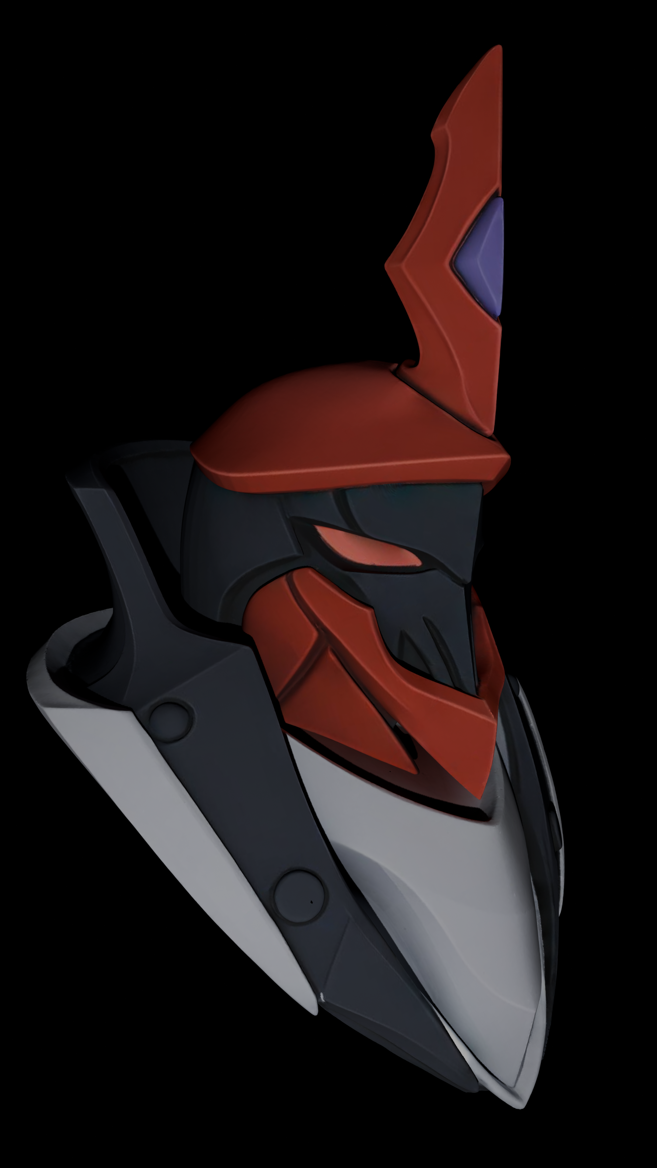 Crimson Sentinel Helm