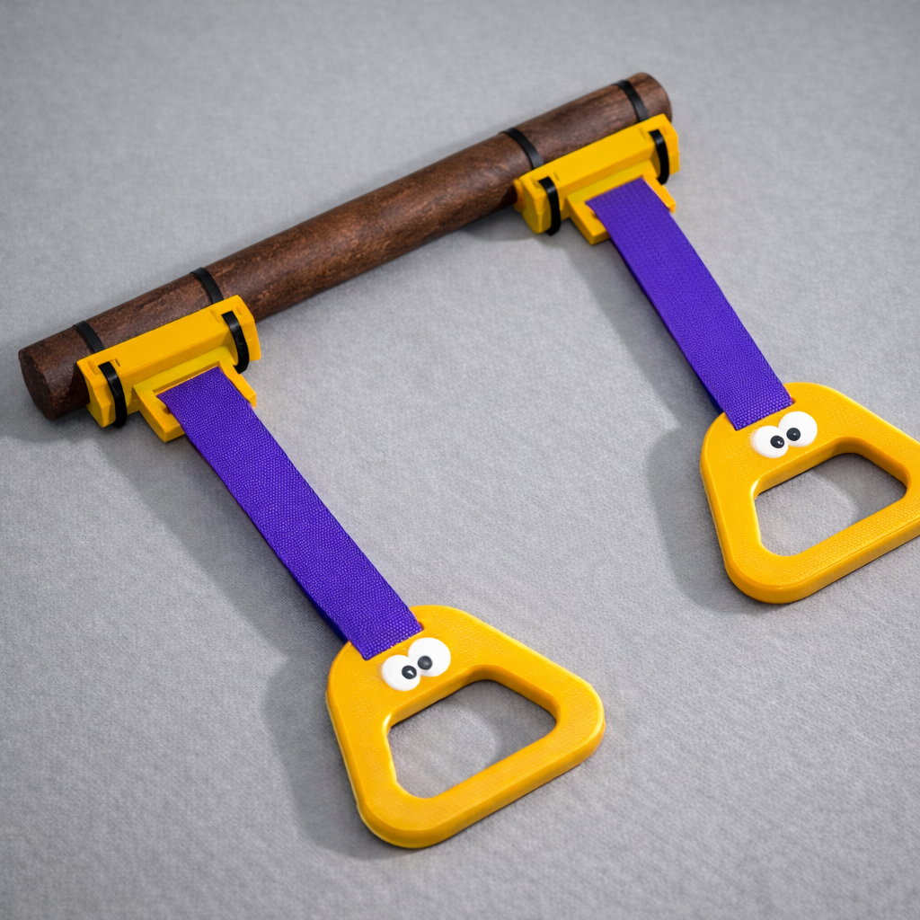 Kids Training Handles – 3D Printable Grip Set for First Gymnastics Steps