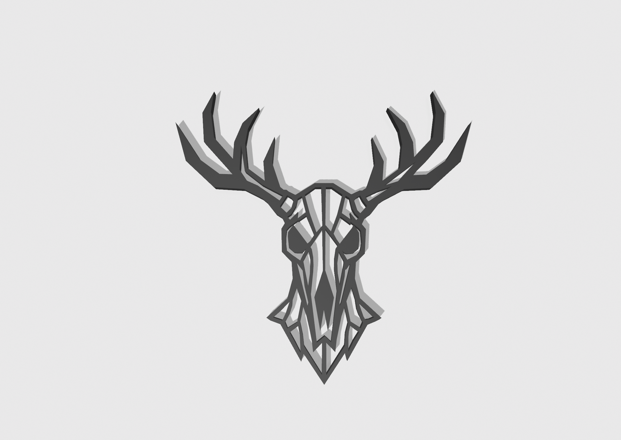 Witcher 3 Leshen Wireframe-Style Wall Decor