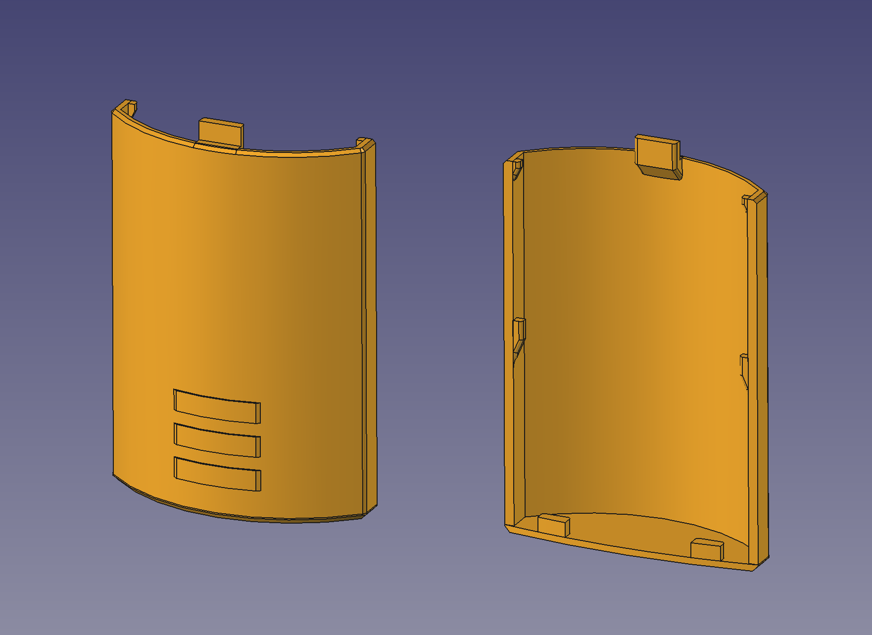 Wizmote remote battery cover