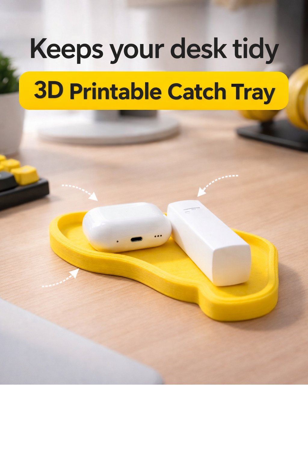 Wave Desk Tray