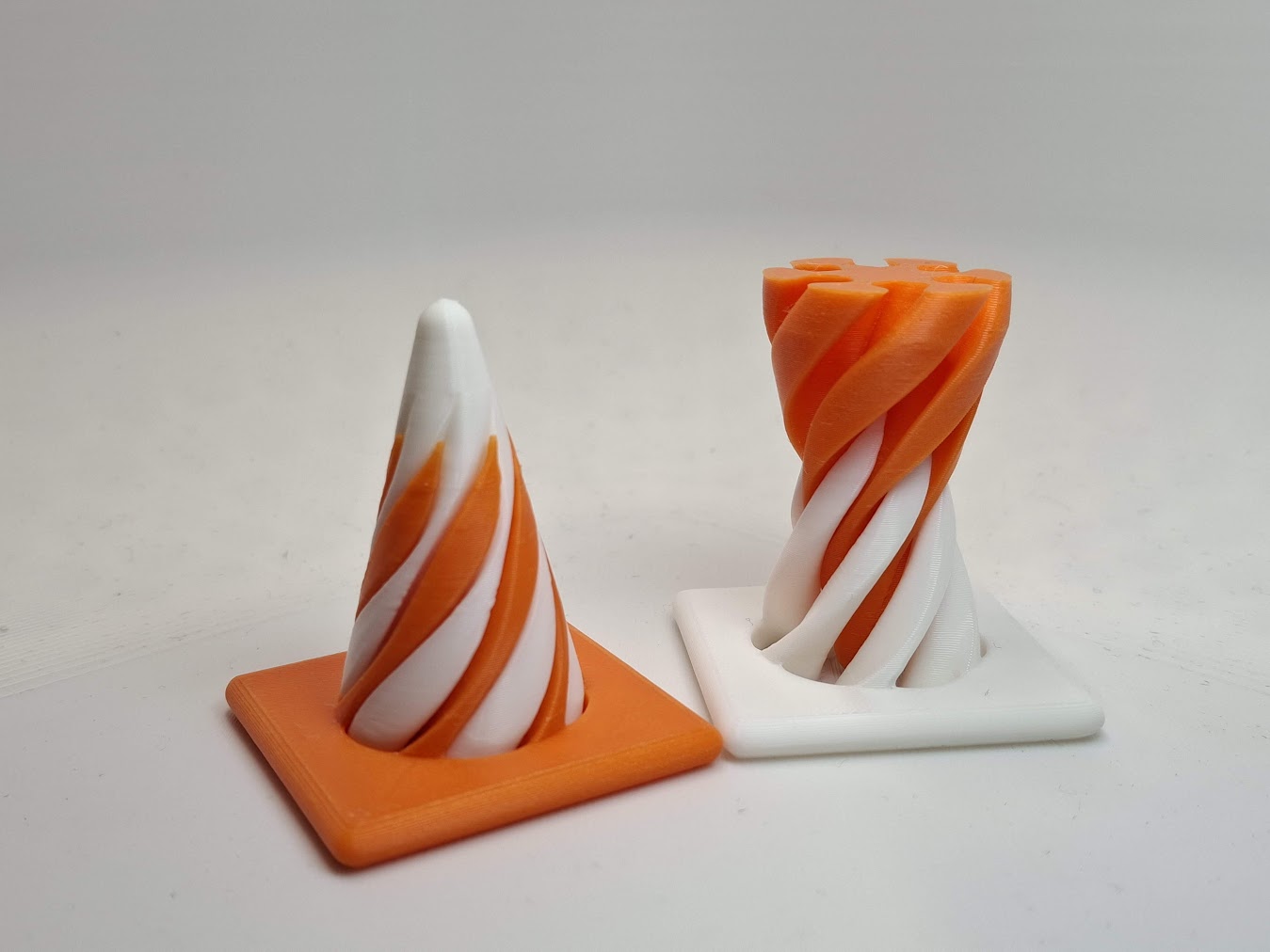 Traffic Cone Spiral Passthrough Fidget