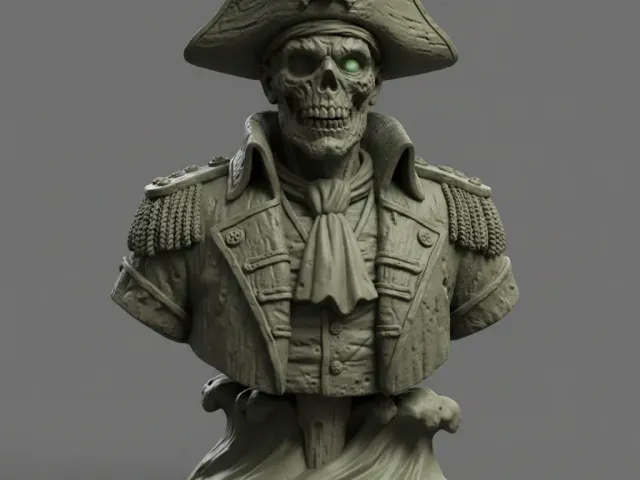 Undead Pirate Bust