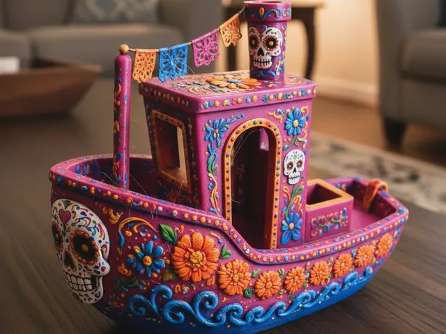 Benchy de los Muertos: Frida Kahlo would've hung it in her living room