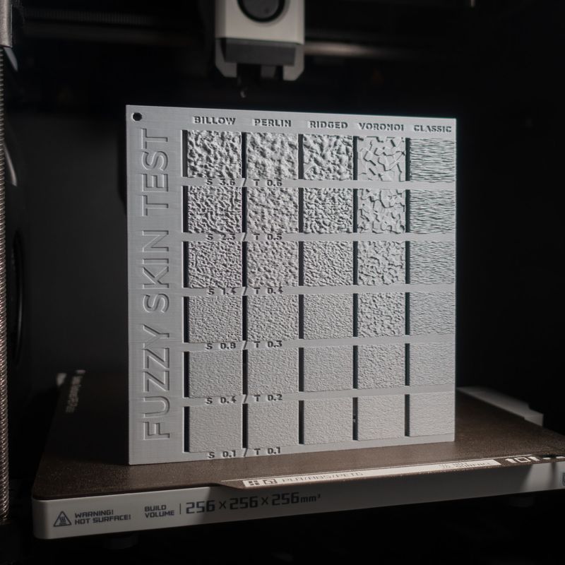 Fuzzy Skin Test LITE – Sample Plate for 5 Pattern Types by inno3design ...