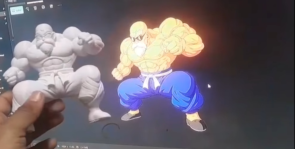 MAESTRO ROSHI EN 3D