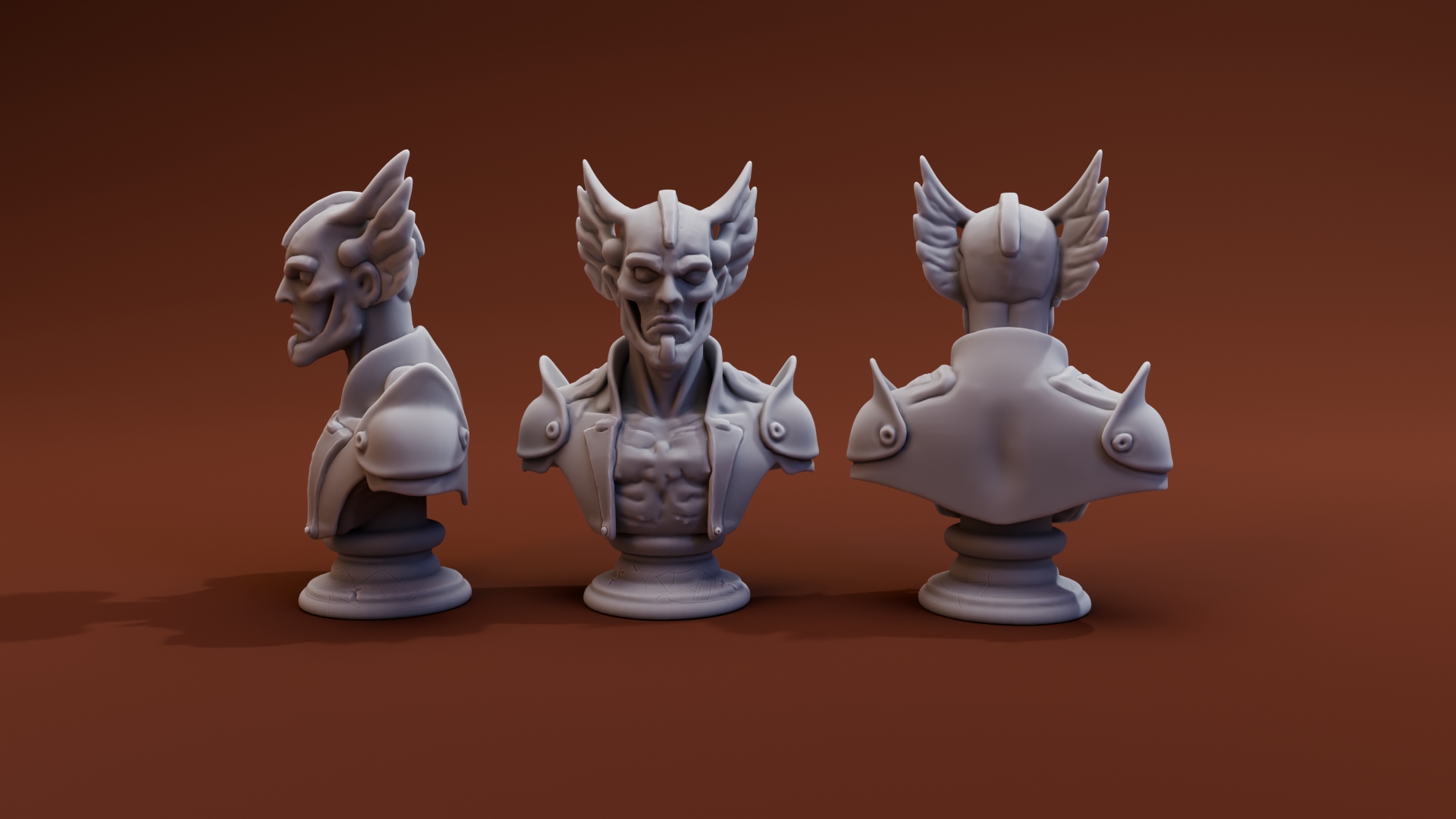 Stylized warrior.