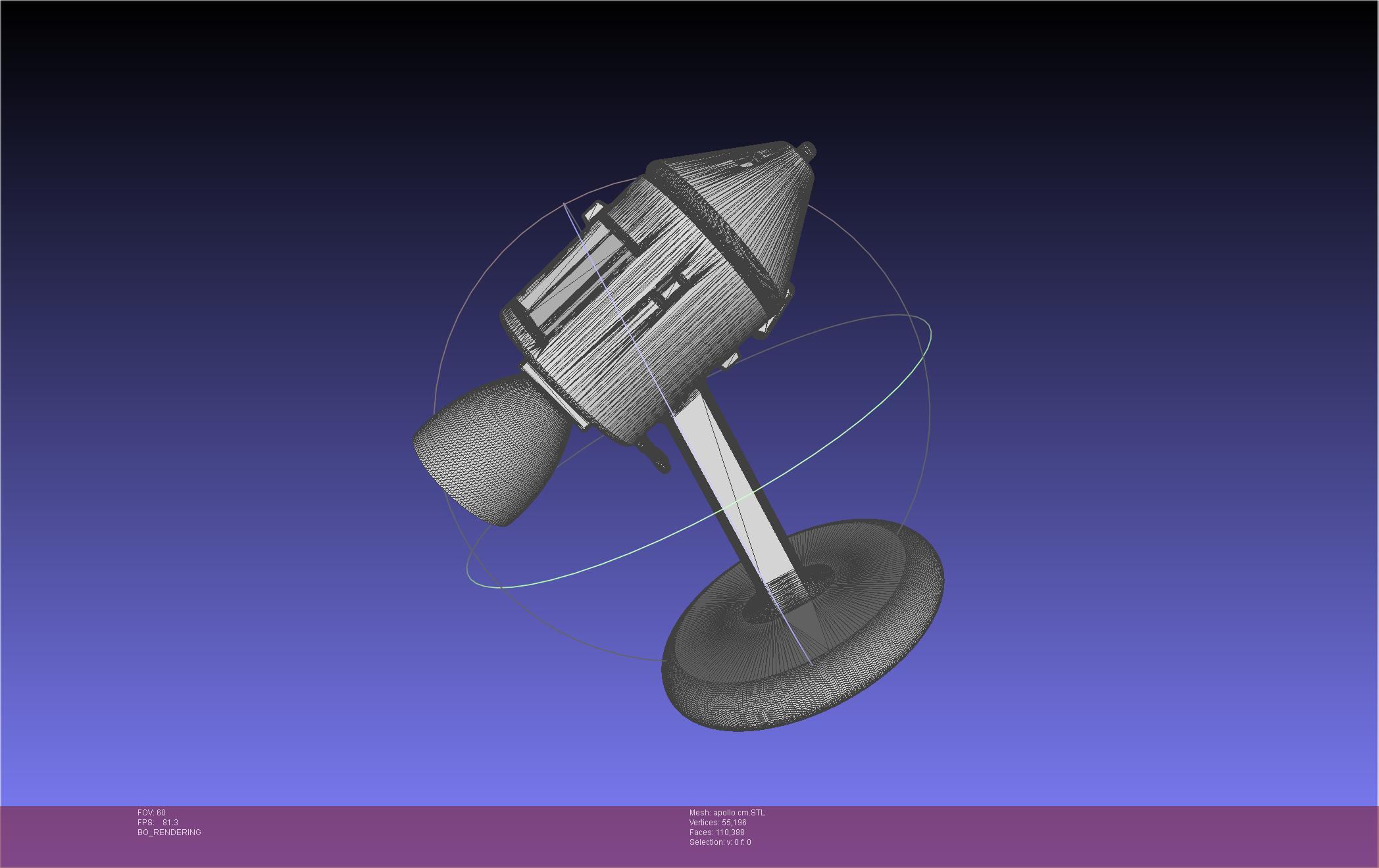 Apollo Command Module Printable Board Game Scale Space Race Micro Miniature — miniatura 4